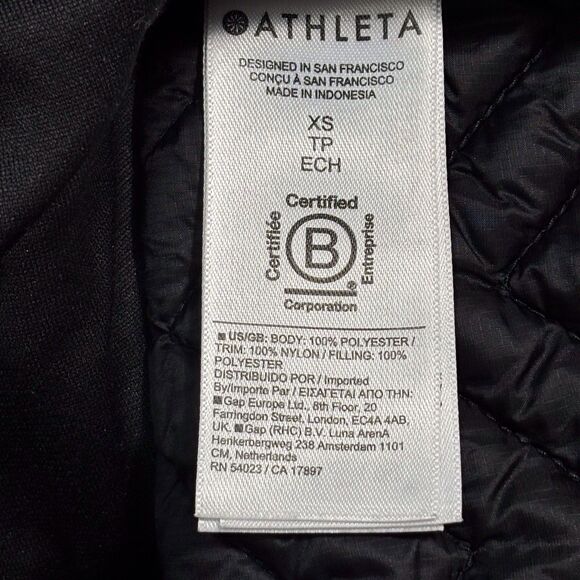 Athleta Cozy Sherpa Snap Sweatshirt Jacket Black Deep Pile Womens XS Teddy Bear - Picture 10 of 14